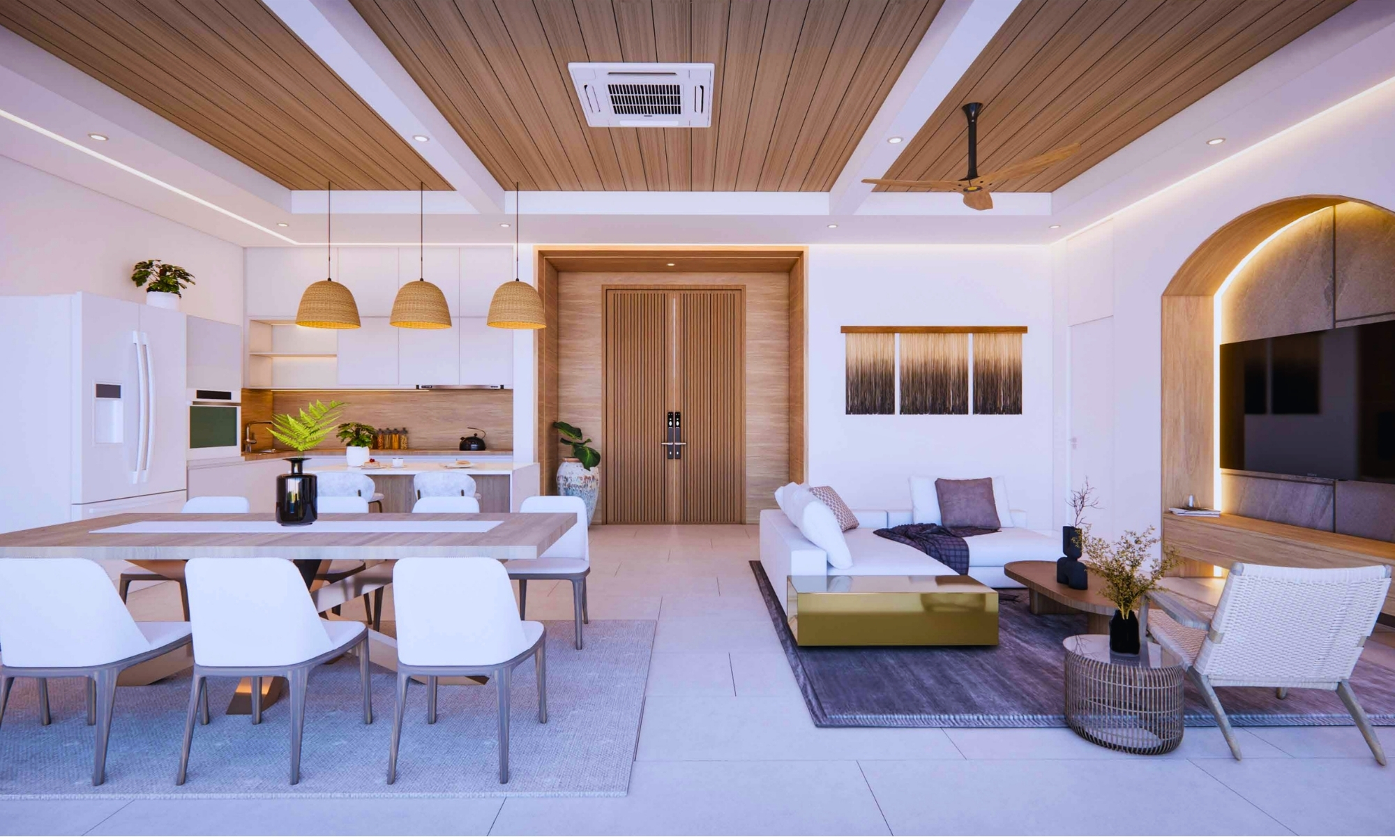 Panoramic Glass Doors