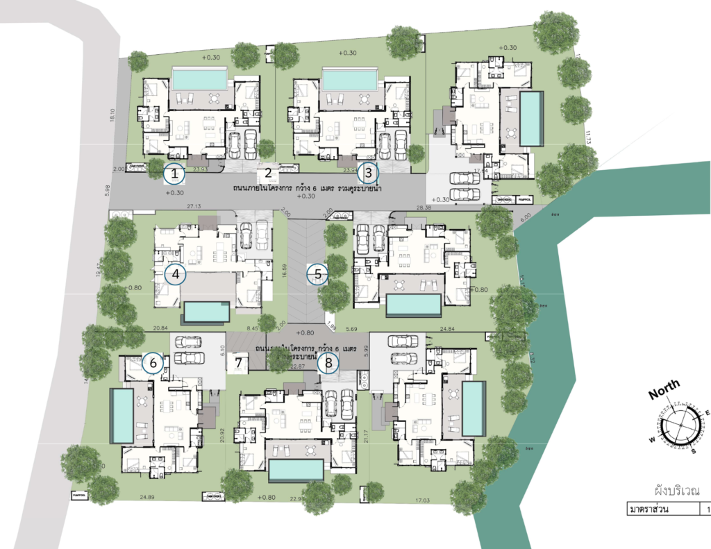 Indicative villa zoning